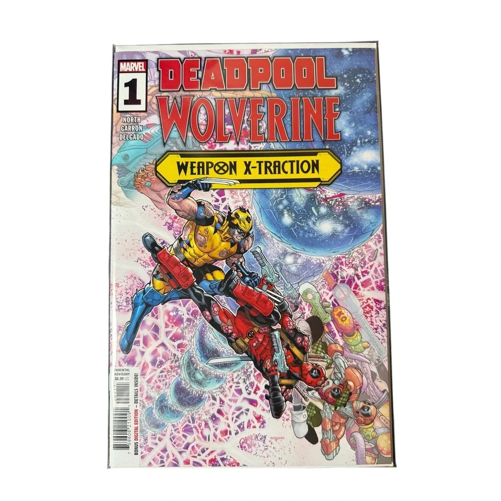 Deadpool Wolverine Weapon X-Traction 1 Marvel Comics 2024 Garron North Comic